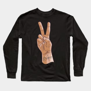 Non violence - Peace hand signal Long Sleeve T-Shirt